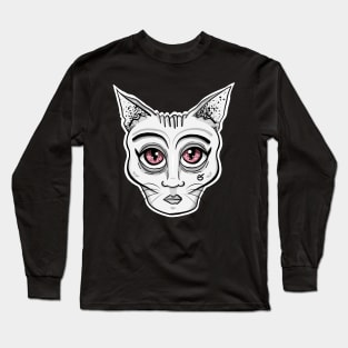 Cat face 1 Long Sleeve T-Shirt